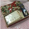 Image 1 : LOT279: Ribboned Box w/Old Letters & Envelopes + Elvis Presley Spoon