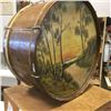 Image 1 : LOT296: Large Painted Drum
