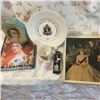 Image 1 : LOT402: Shelf Lot: QEII Collectibles (Tin, Plate, Spoon, Picture, Cup, Magazine)