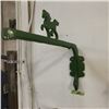 Image 1 : LOT464: Cast Iron "Horse" Decorative Hanger (Green)