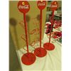 Image 3 : 3 Metal Coca Cola Bottle Stands New 29"