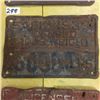 Image 3 : 3 License Plates -1931,1933,1934 GVW 8000lbs