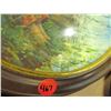 Image 2 : Matts Jonasson Signed-4 Round Wooden Framed Art