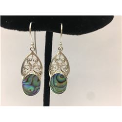 Abalone Sterling Silver Earring