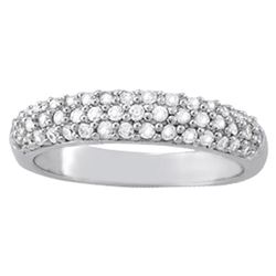14kt gold 4.1 gram Wedding Bands/Pave
