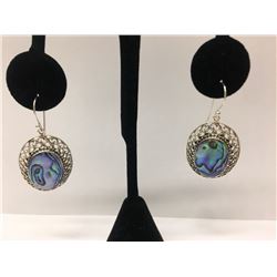 Abalone Sterling Silver Earring