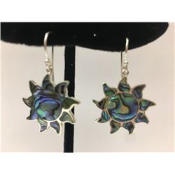 Abalone Sterling Silver Earring