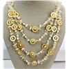 Image 1 : Assorted Chips Necklace (White Cream)