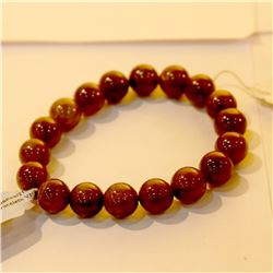 10 M.M. Plain Round Yellow Tourmaline Bracelet