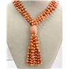 Image 1 : Assorted Chips Necklace (Pink Orange)