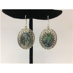 Abalone Earring Sterling Silver 5g