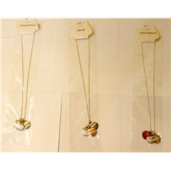 3 Charms Necklace Jewelry