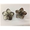 Image 1 : Black Shell Earring Silver 4.0g