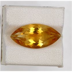 7.38ct Natural citrine marquise cut