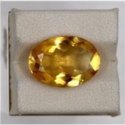 7.52ct Natural citrine oval cut
