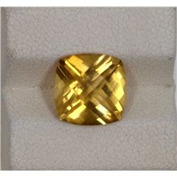 3.79ct Natural citrine cushion cut