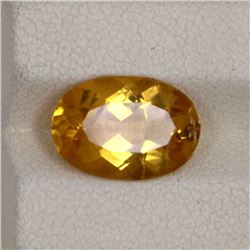 3.70ct Natural citrine oval cut