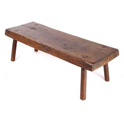 Primitive Hog Bench Coffee Table c. 1850's