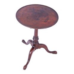 Queen Anne Dish-Top Bird Cage Table c. 1770-1790