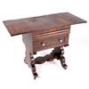Image 1 : Empire Style Drop-Leaf Secretary Pen Table c. 1840