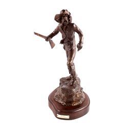 G.C. Wentworth Scout Bronze Sculpture