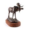 Image 8 : Original Bob Scriver Bronze Moose Sculpture