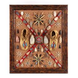 Native American Arrowhead Artifact Collection