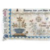Image 10 : Early American Needlework Sampler circa 1818