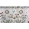 Image 11 : Early American Needlework Sampler circa 1818