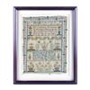 Image 13 : Early American Needlework Sampler circa 1818