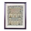 Image 1 : Early American Needlework Sampler circa 1818