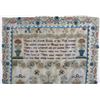 Image 3 : Early American Needlework Sampler circa 1818