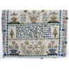 Image 4 : Early American Needlework Sampler circa 1818