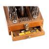 Image 7 : Antique Watchmaker Staking Tool Set w/ Oak Case