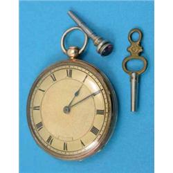 A 19th century French gold quarter repeating pocket watch with monogrammed case, pendant cap repe...