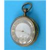 Image 1 : A George IV silver gilt quarter repeating pocket watch with engine turned case and push pendant a...
