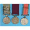 Image 1 : A Crimea medal with Alma, Inkermann and Sebastopol bars, (F scratched), and a Turkish Crimea (Sar...
