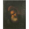 Image 1 : 19th C Italian School oil on board, Portrait of a bearded gentleman, 9.5 x 7.5 ins....