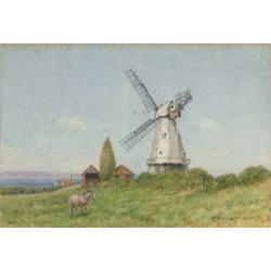 Arthur Foord Hughes watercolour, Chailey, 1927, signed, 8.5 x 12.5 ins....