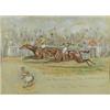 Image 1 : Victorian School pencil and watercolour, The Eclipse Stakes 1893..., indistinctly signed, 10 x 14...