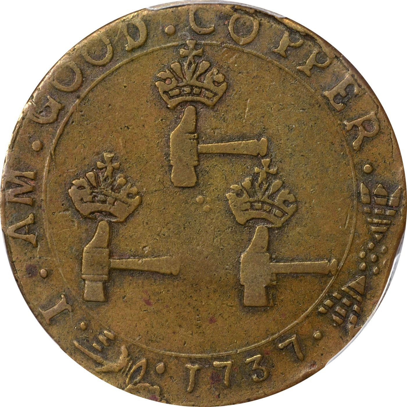 Important 1737 Higley Copper Finest Known of the Type and of ...