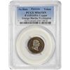Image 1 : Gem George Washington Civil War Token Finest Certified by PCGS Patriotic. Undated. F-115/115A. Coppe
