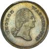 Image 5 : Gem George Washington Civil War Token Finest Certified by PCGS Patriotic. Undated. F-115/115A. Coppe