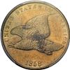 Image 3 : Choice Mint State 1858 Flying Eagle Cent Small Letters  1858 Cent Small Letters. MS-64 PCGS.