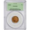 Image 1 : Choice RB Proof 1880 Cent 1880 Cent Proof-64 RB PCGS. OGH.
