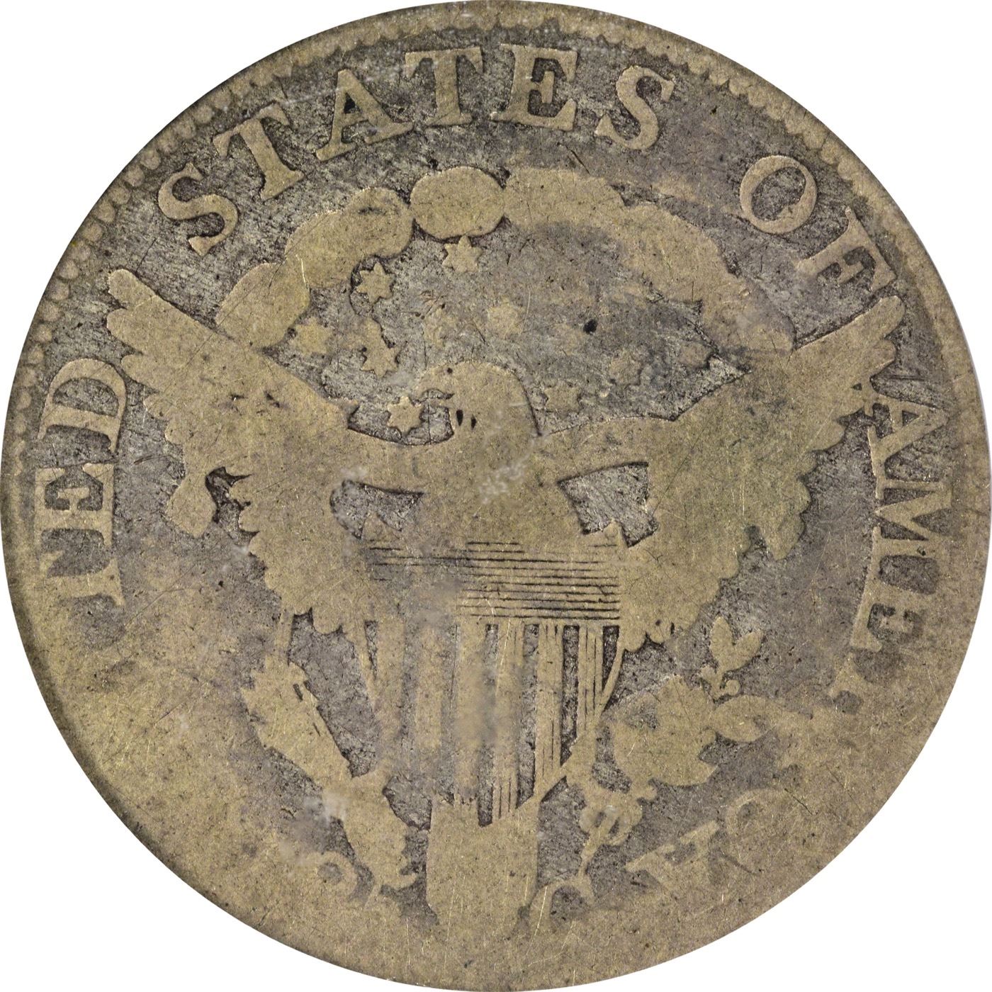 Collector Grade 1805 Quarter 1805 Quarter Browning2. Good4 PCGS. CAC.