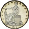 Image 5 : Paquet’s Pattern 1859 Half Dollar 1859 Pattern Half Dollar. Judd-235, Pollock-282. Silver. Reeded Ed
