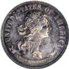 Image 3 : Popular 1869 Standard Silver Quarter Pattern 1869 Pattern Quarter. Judd-733, Pollock-814. Silver. Re