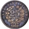 Image 4 : Popular 1869 Standard Silver Quarter Pattern 1869 Pattern Quarter. Judd-733, Pollock-814. Silver. Re