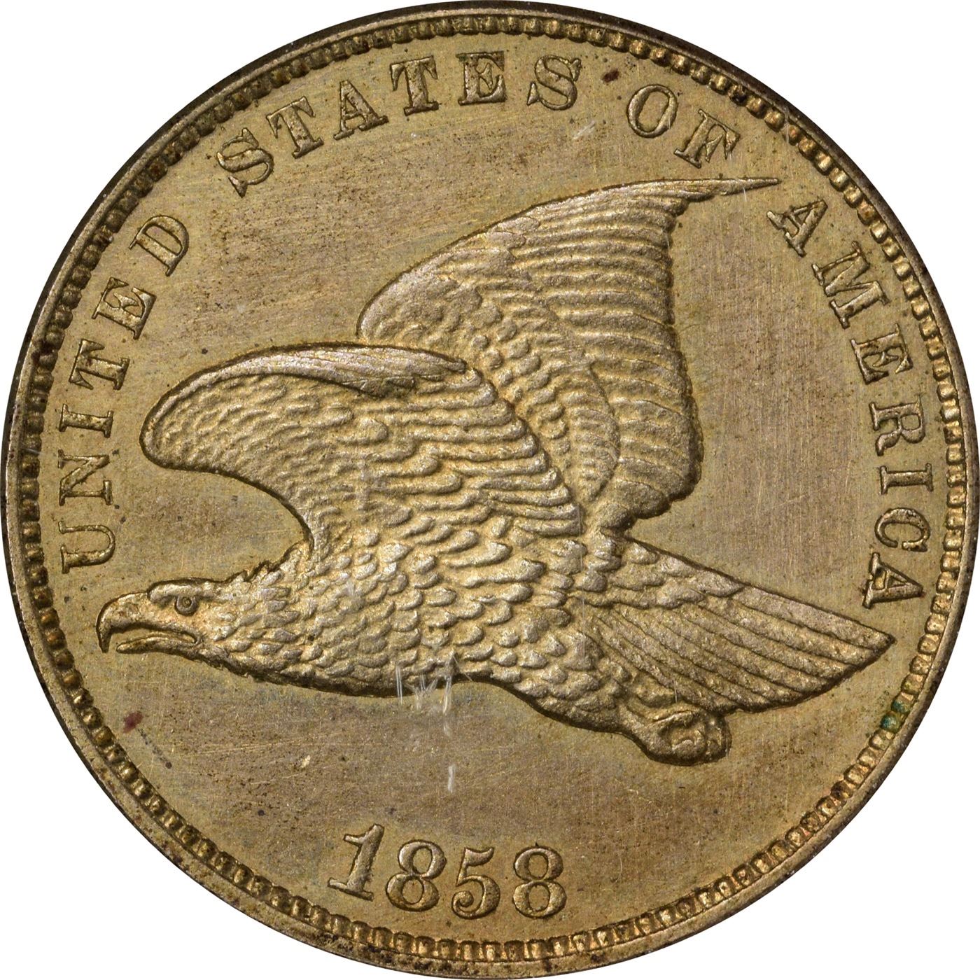 Proof Pattern 1858 Flying Eagle Cent 1858 Pattern Cent. Judd-191 ...